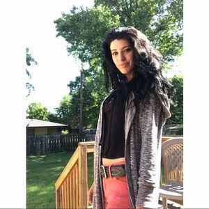 Oversized lengthy cardigan